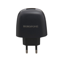 Зарядний пристрій Borofone BA49A 10.5W 2.1A USB-A black