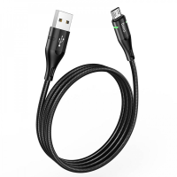 Кабель Hoco U93 Shadow USB-A to Micro USB 12W 2.4A 1.2м black