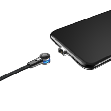 Кабель Hoco S8 Magnetic USB-A to Lightning 12W 2.4A 1.2м black