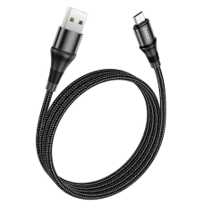 Кабель Hoco X50 USB-A to Micro USB 12W 2.4A 1м black