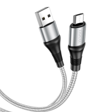 Кабель Hoco X50 USB-A to Micro USB 12W 2.4A 1м gray