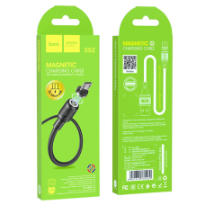Кабель Hoco X52 Sereno Magnetic USB-A to Micro USB 12W 2.4A 1м black