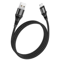 Кабель Hoco X50 USB-A to Lightning 12W 2.4A 1м black