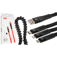 Кабель XO NB127 USB-A to Micro USB 1м black