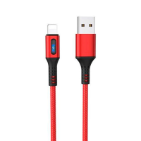 Кабель Hoco U79 Admirable Smart Power USB-A to Lightning 12W 2.4A 1.2м red