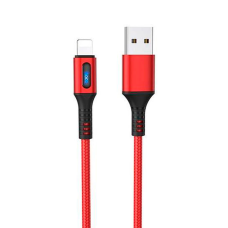 Кабель Hoco U79 Admirable Smart Power USB-A to Lightning 12W 2.4A 1.2м red