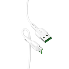 Кабель Hoco X33 Surge USB-A to Micro USB 4A 1м white