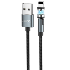 Кабель Hoco U94 Universal Rotating USB-A to Lightning 12W 2.4A 1.2м black