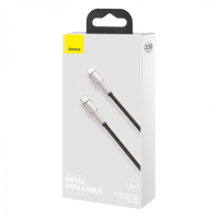 Кабель Baseus Cafule Metal Type-C to Lightning 20W 2.4A 2м (CATLJK-B01) black