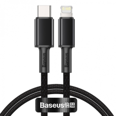 Кабель Baseus High Density Braided Type-C to Lightning PD 20W 2.4A 1м black