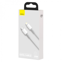 Кабель Baseus High Density Braided Type-C to Lightning PD 20W 2.4A 2м white