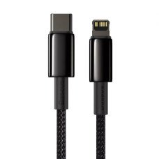 Кабель Baseus Tungsten Gold Type-C to Lightning 20W 2.4A 2м black