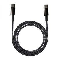Кабель Baseus Tungsten Gold Type-C to Type-C 100W 5A 2м black