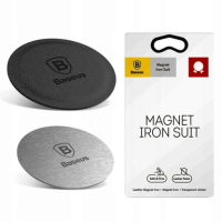 Набір металевих пластин Baseus Magnet Iron Suit silver