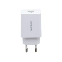 Зарядний пристрій Borofone BA21A 18W 3A USB-A white