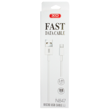 Кабель XO NB47 USB-A to Micro USB 1м white