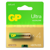 Батарейка GP Ultra Alkaline LR6 AA 1.5V (4шт)