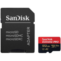 Карта пам'яті SanDisk Extreme Pro A2 MicroSDXC 512Gb (adapter SD)