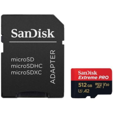 Карта пам'яті SanDisk Extreme Pro A2 MicroSDXC 512Gb (adapter SD)