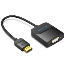 Перехідник HDMI to VGA, емулятор, 15 см, black