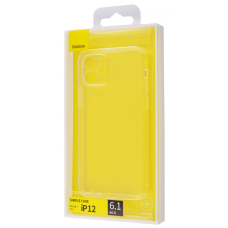 Чохол Baseus Simple (TPU) для iPhone 12 transparent