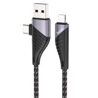 Кабель Hoco U95 Type-C to Lightning 20W 2.4A 1.2м black
