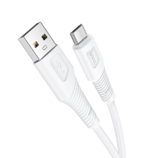 Кабель Hoco X58 Rapid USB-A to Micro USB 2.4A 1м white