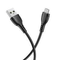 Кабель Borofone BX51 USB-A to Micro USB 12W 2.4A 1м black