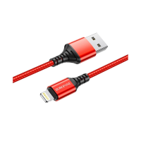 Кабель Borofone BX54 USB-A to Lightning 12W 2.4A 1м red