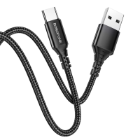 Кабель Borofone BX54 USB-A to Type-C 15W 3A 1м black