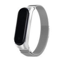 Ремінець Xiaomi Mi Band (3,4) Milanese Loop silver