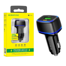 АЗП Borofone BZ14A 20W 3A USB-A+USB-C black
