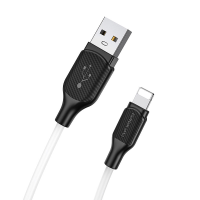 Кабель Borofone BX42 Silicone USB-A to Lightning 12W 2.4A 1м white
