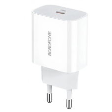Зарядний пристрій Borofone BA38A Plus 20W 3A USB-C white