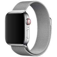 Ремінець Milanese Loop Design для Apple Watch (42,44,45,49) mm silver