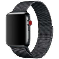 Ремінець Milanese Loop Design для Apple Watch (42,44,45,49) mm black