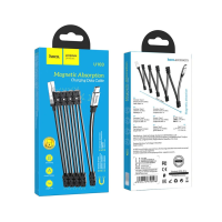 Кабель Hoco U103 Orbit USB-A to Type-C 12W 2.4A 1м black