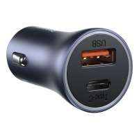АЗП Baseus Golden Contactor Pro 40W 3A USB-A+USB-C blue