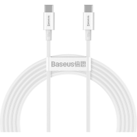 Кабель Baseus Superior Series Fast Charging Type-C to Type-C 100W 5A 1м (CATYS-B02) white