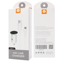 АЗП WUW T21 5W 1A USB-A з кабелем A-C white