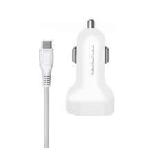 АЗП WUW T22 10.5W 2.1A 2USB-A з кабелем A-C white