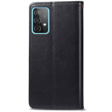 Чохол-книжка Leather GETMAN with card holder Samsung A525 Galaxy A52 black