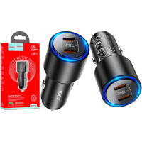 АЗП Hoco NZ3 40W 3A 2USB-C black
