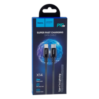 Кабель Hoco X14 Type-C to Lightning 20W 2.4A 2м black
