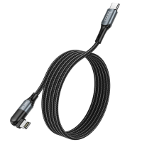 Кабель Hoco U100 Type-C to Lightning 20W 2.4A 1.2м black