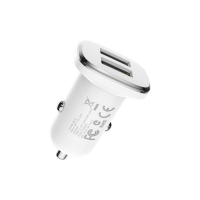 АЗП Borofone BZ12B 18W 3A USB-C з кабелем C-L white