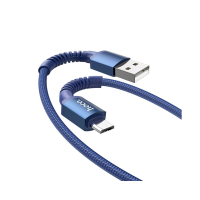 Кабель Hoco X71 USB-A to Micro USB 2.4A 1м blue