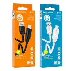 Кабель Borofone BX55 USB-A to Micro USB 12W 2.4A 1м white