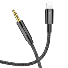 Audio кабель AUX Hoco UPA19 Lightning to 3.5мм 1м black