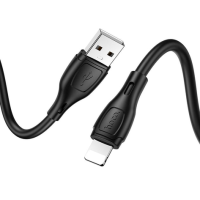 Кабель Hoco X61 USB-A to Lightning 12W 2.4A 1м black